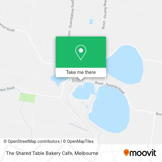 Mapa The Shared Table Bakery Cafe