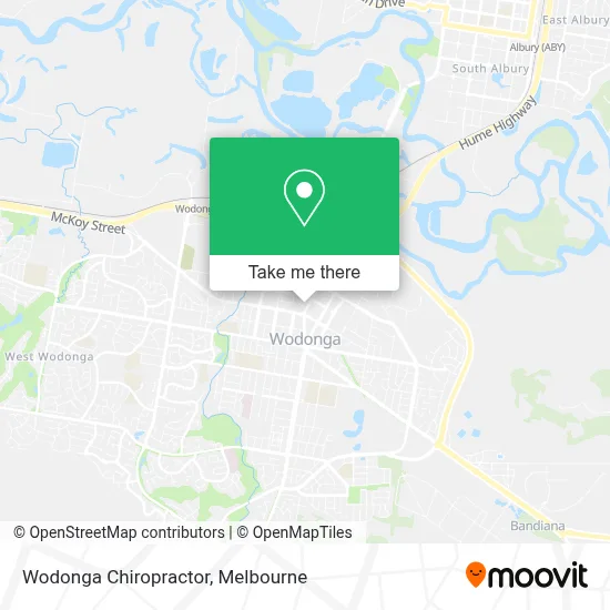 Mapa Wodonga Chiropractor