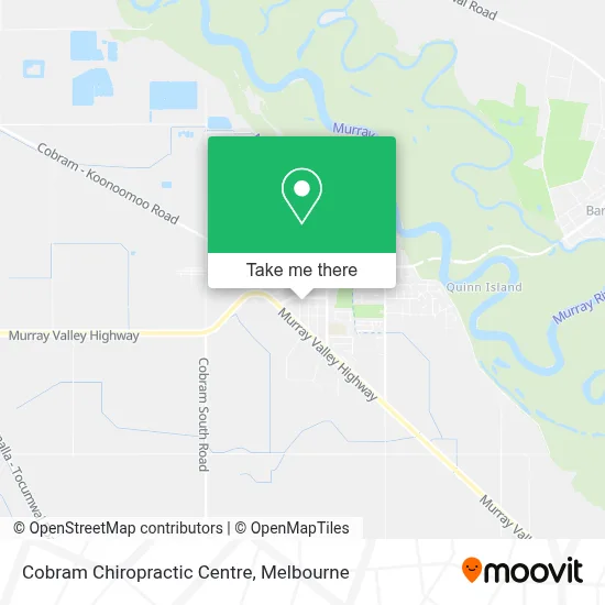 Mapa Cobram Chiropractic Centre