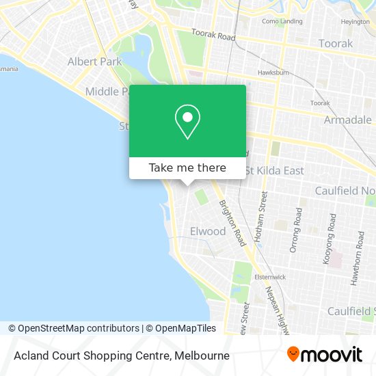 Acland Court Shopping Centre map