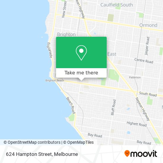624 Hampton Street map
