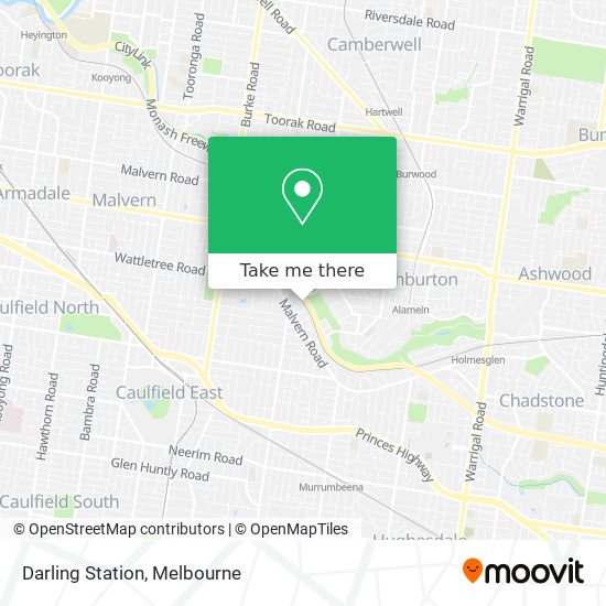 Darling Station map