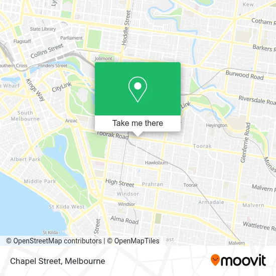 Chapel Street map