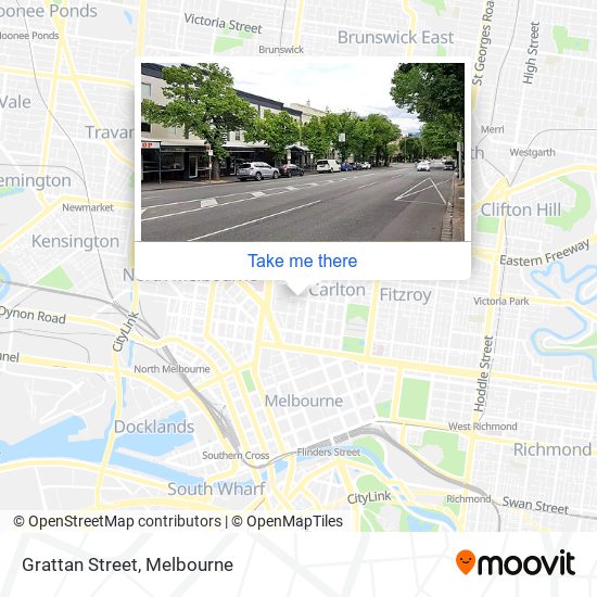 Grattan Street map