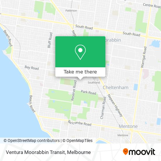 Ventura Moorabbin Transit map