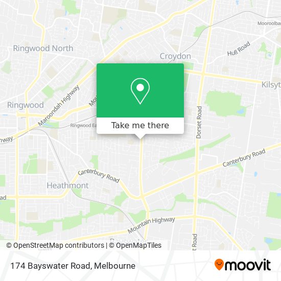 174 Bayswater Road map