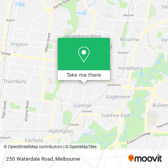 250 Waterdale Road map