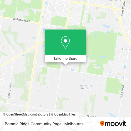 Mapa Botanic Ridge Community Page.