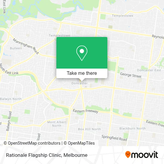 Rationale Flagship Clinic map