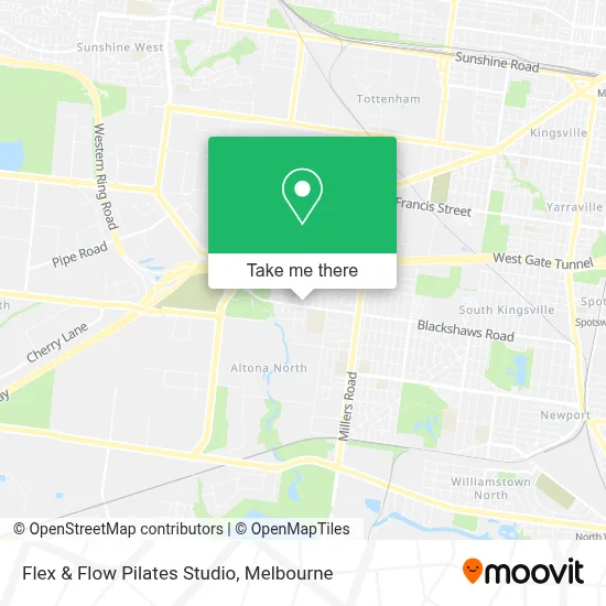 Mapa Flex & Flow Pilates Studio