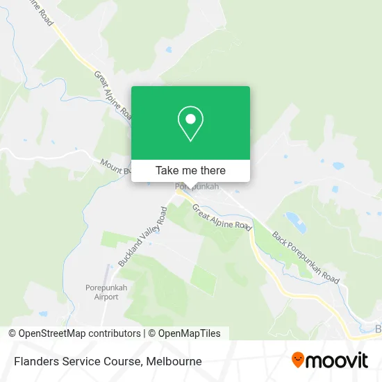 Mapa Flanders Service Course