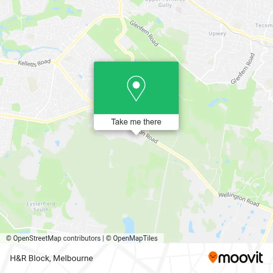 Mapa H&R Block