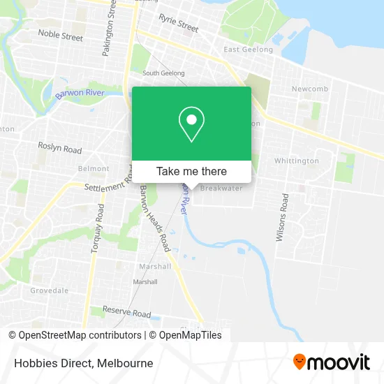 Mapa Hobbies Direct