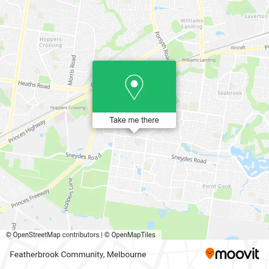 Mapa Featherbrook Community