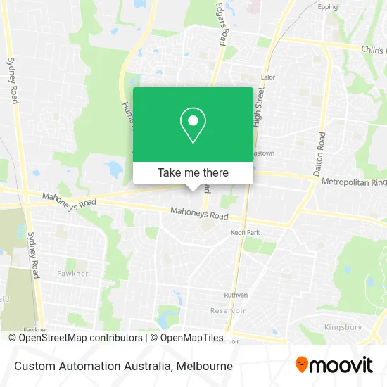 Mapa Custom Automation Australia