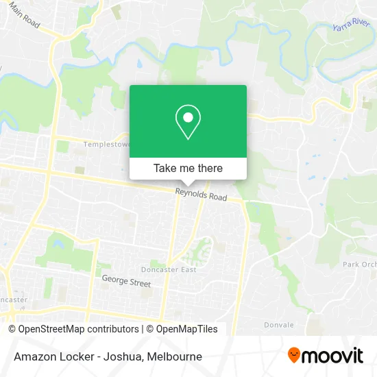 Mapa Amazon Locker - Joshua