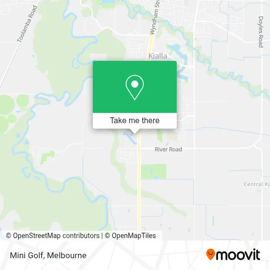 Mapa Mini Golf