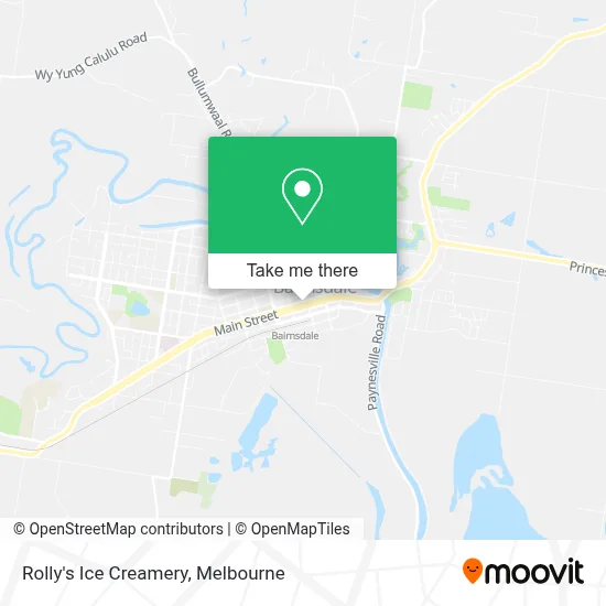 Mapa Rolly's Ice Creamery