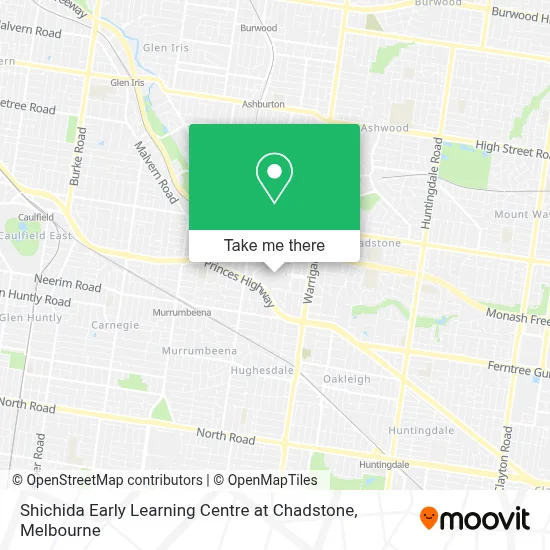 Shichida Early Learning Centre at Chadstone map