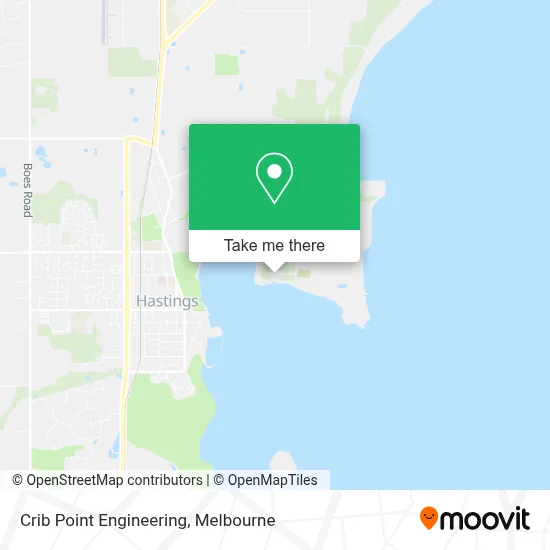 Mapa Crib Point Engineering