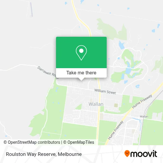 Mapa Roulston Way Reserve