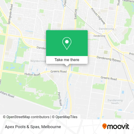 Mapa Apex Pools & Spas