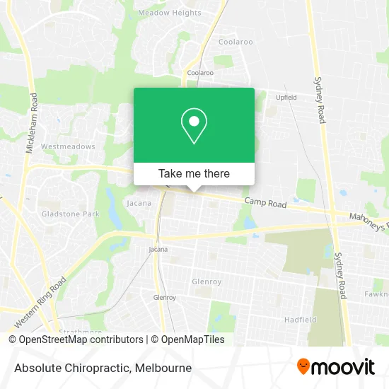 Mapa Absolute Chiropractic