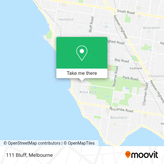 111 Bluff map