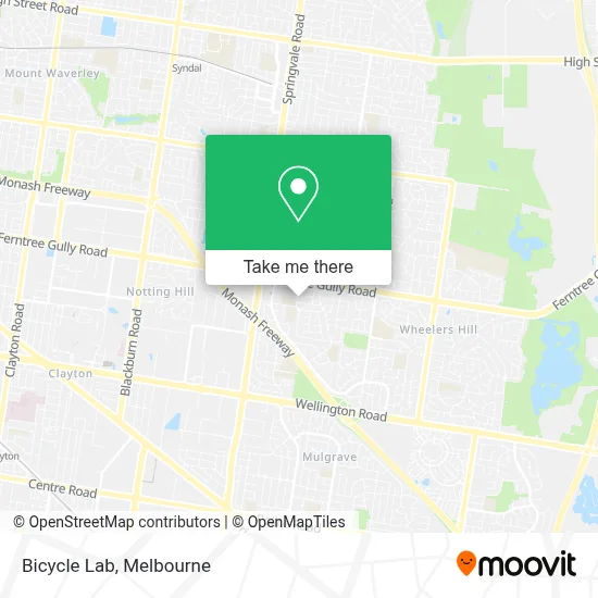 Mapa Bicycle Lab