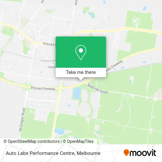 Mapa Auto Labs Performance Centre