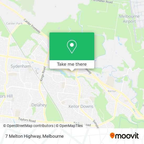 7 Melton Highway map