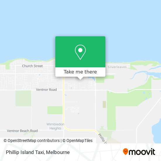 Phillip Island Taxi map