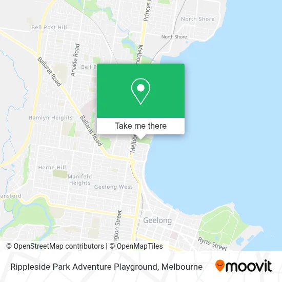 Rippleside Park Adventure Playground map