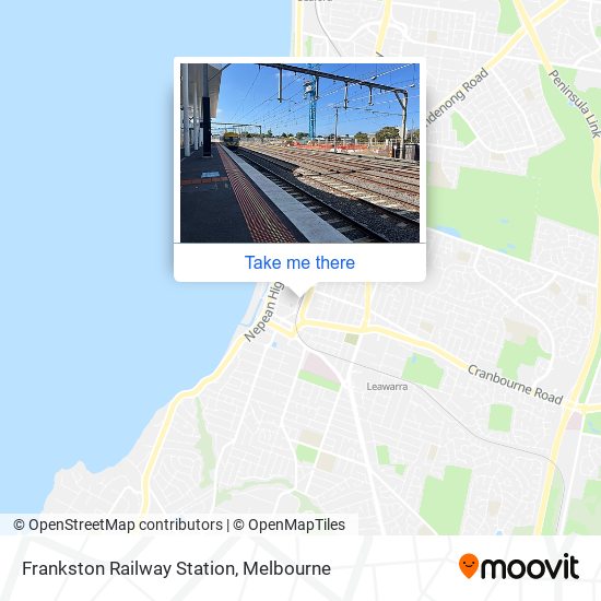 Mapa Frankston Railway Station