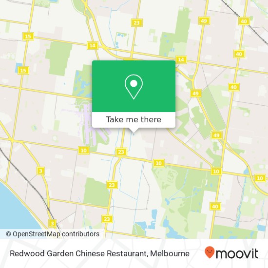 Redwood Garden Chinese Restaurant map