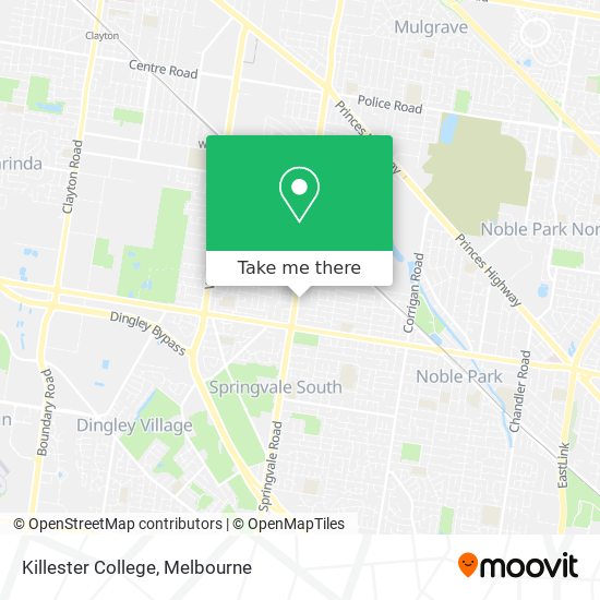 Mapa Killester College