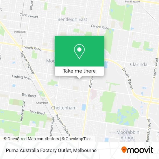 Mapa Puma Australia Factory Outlet