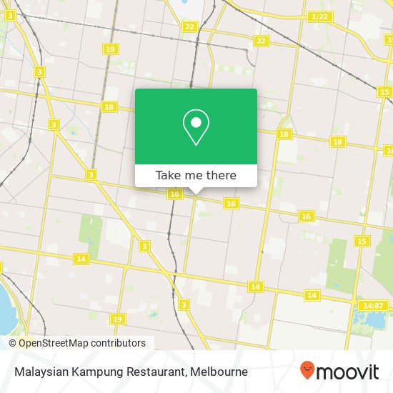 Malaysian Kampung Restaurant map