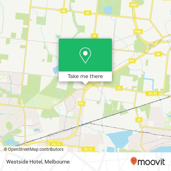 Westside Hotel map