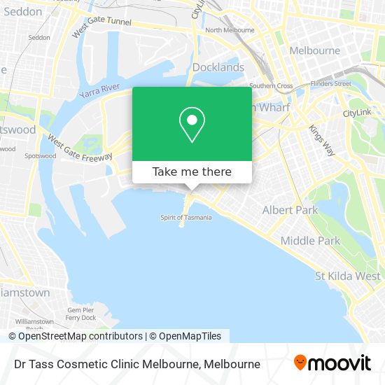 Dr Tass Cosmetic Clinic Melbourne map