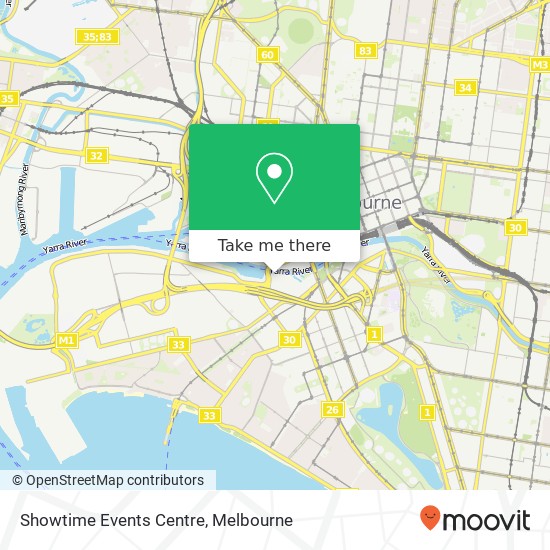 Showtime Events Centre map