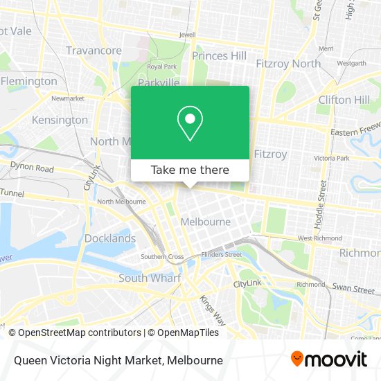 Queen Victoria Night Market map