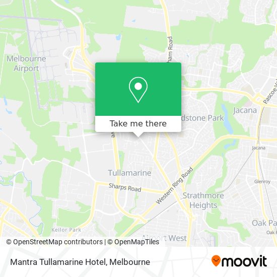 Mantra Tullamarine Hotel map