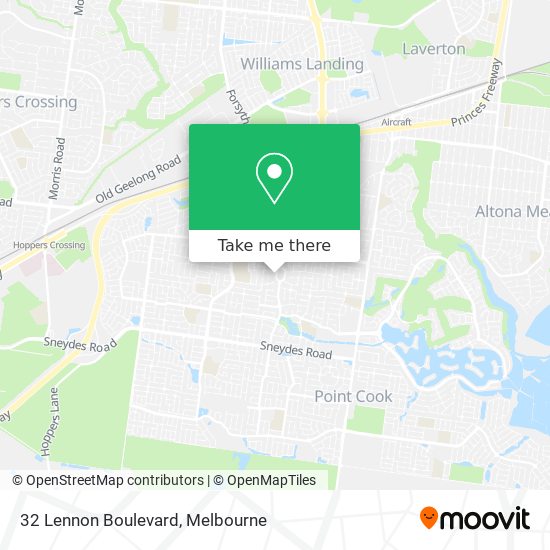 32 Lennon Boulevard map
