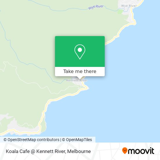 Koala Cafe @ Kennett River map