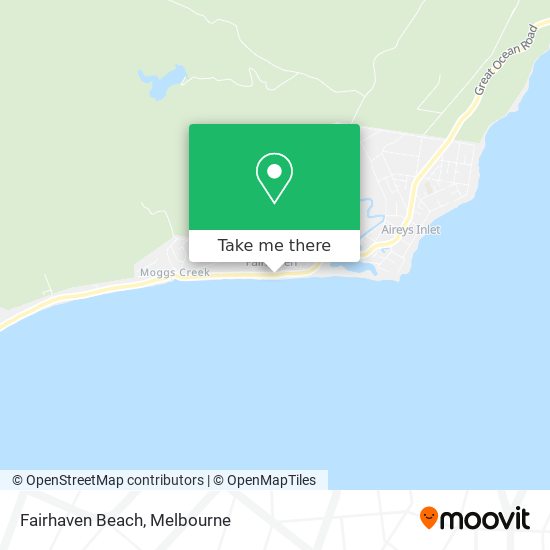 Mapa Fairhaven Beach