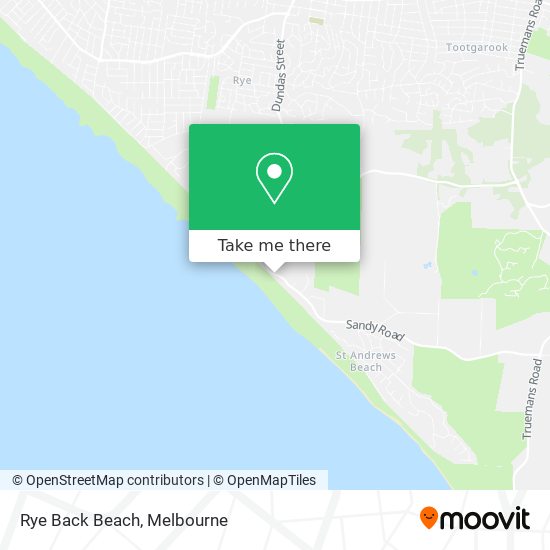 Rye Back Beach map