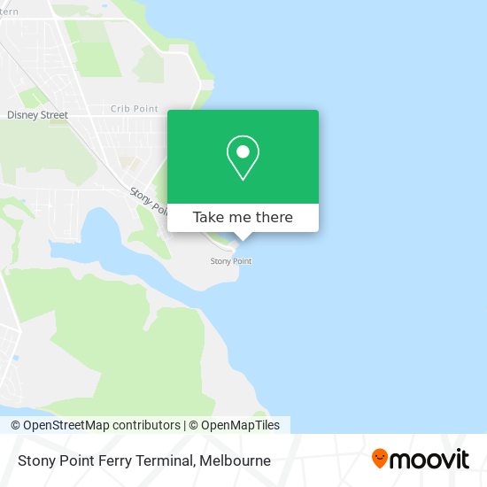 Stony Point Ferry Terminal map