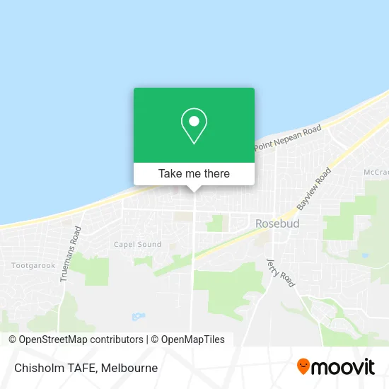 Chisholm TAFE map