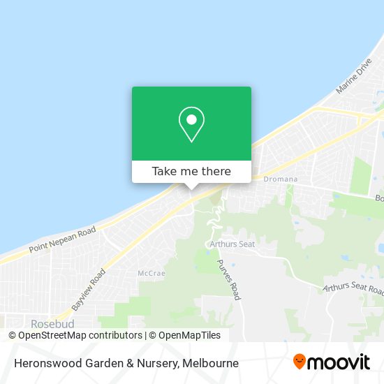 Heronswood Garden & Nursery map
